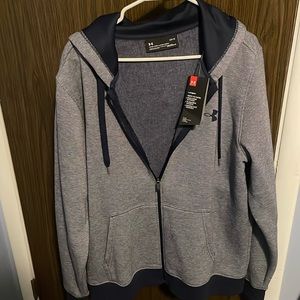 Under Armour ColdGear Fleece Zip-up Jacket - Men’s Size L